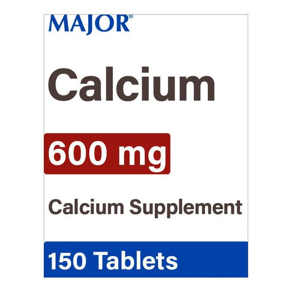 MAJOR® 600-MG CALCIUM CARBONATE SUPPLEMENT, SOLD AS 1/BOTTLE MAJOR 20555000500