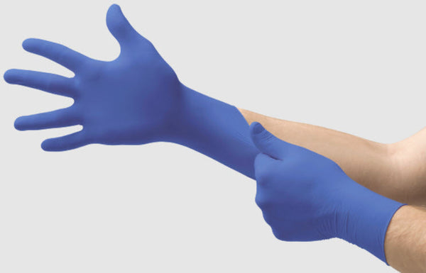 Ansell Micro-Touch Nitrile Powder-Free Synthetic Medical Examination Gloves Tbd-Glove Exam Nitrile Microtopf Xxl180/Bx 10Bx/Cs -6034305