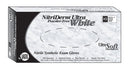 NITRIDERM® ULTRA WHITE NITRILE EXAM GLOVE, MEDIUM, SOLD AS 100/BOX INNOVATIVE 167200