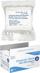 COMPRESS BANDAGE, 3", STERILE, BULK, 800/CS, SOLD AS CASE DYNAREX 10000058