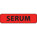 LABEL SERUM1.25X5/16 FL RED760/EA, 1/EA