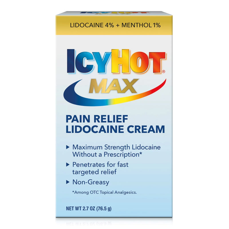 ICY HOT LIDOCAINE PAIN RELIEF CREAM, SOLD AS 1/EACH SANOFI 04116717101