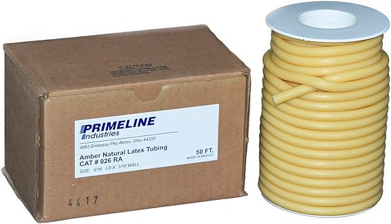 Performance Health Natural Rubber Tubing Tubing Rubber Blk 1/4X1/8X1/250Ft/Bx -10923