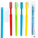 Jm Murray Oraline Discount Toothbrush Toothbrush Adlt Clr 2 Compntasst Colors 72/Cs -16960
