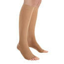 3M™ Futuro™ Compression Stockings, Open Toe, Large, Beige, Knee High, 1/EA