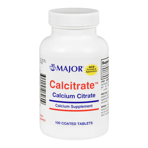 MAJOR® CALCITRATE™ 950-MG CALCIUM CITRATE SUPPLEMENT, SOLD AS 1/BOTTLE MAJOR 80681014000