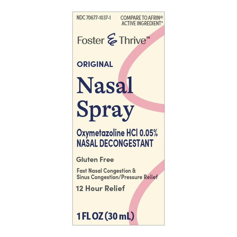 FOSTER & THRIVE™ NASAL SPRAY, 1-OUNCE BOTTLE, SOLD AS 1/EACH MCKESSON 70677103701