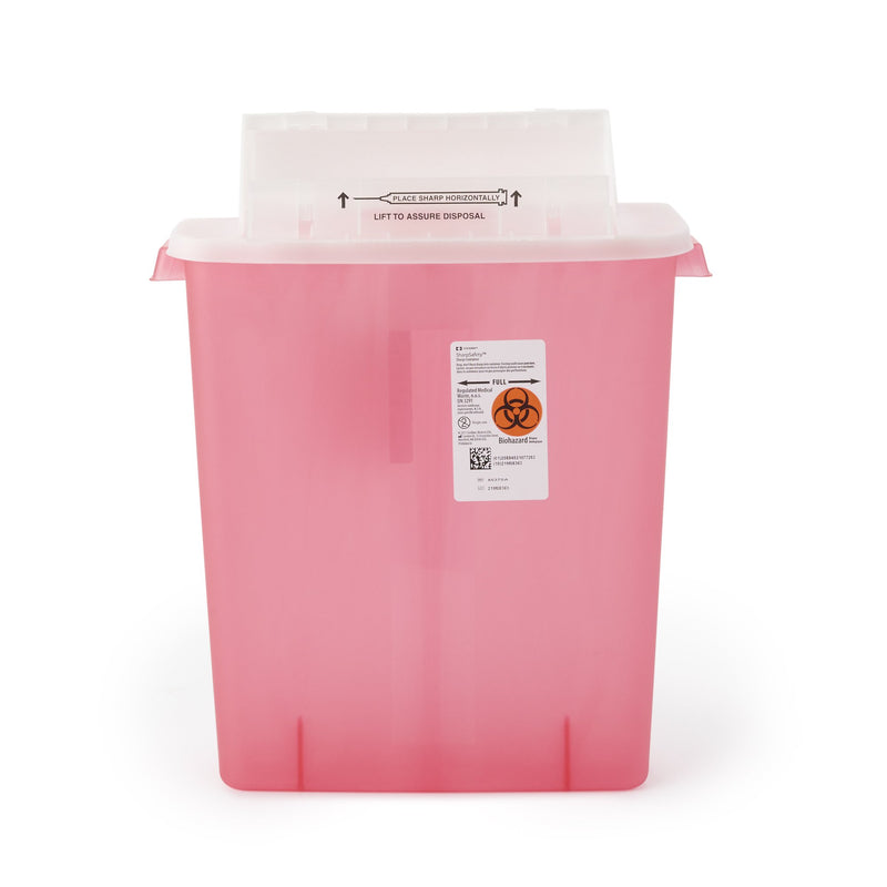SHARPSTAR™ IN-ROOM™ MULTI-PURPOSE SHARPS CONTAINER, 3 GALLON, 16½ X 13¾ X 6 INCH, SOLD AS 1/EACH CARDINAL 8537SA