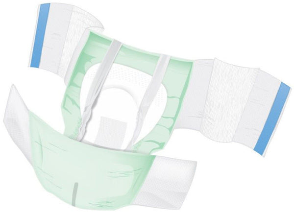 Cardinal Health Wings Adult Briefs Heavy Absorbency Brief Adult Stretch Wings Plussz3 Heavy Abs 16/Bg 4Bg/Cs -66093S