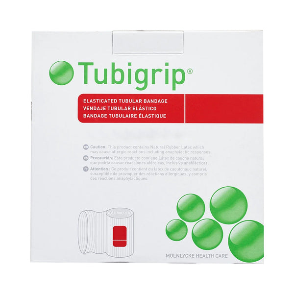 TUBIGRIP® PULL ON ELASTIC TUBULAR SUPPORT BANDAGE, 10 METER, SIZE J, SOLD AS 1/EACH MOLNLYCKE 1440