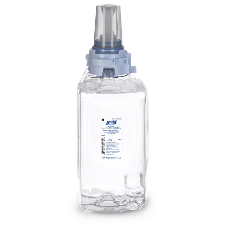 PURELL ADVANCED HAND SANITIZER FOAM, 70% ETHYL ALCOHOL, 1,200 ML REFILL BOTTLE, SOLD AS 3/CASE GOJO 8805-03
