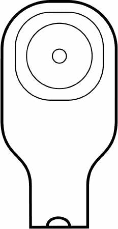 PREMIER™ FLEXTEND™ ONE-PIECE BEIGE COLOSTOMY POUCH, 9 INCH LENGTH, 1½ INCH STOMA, SOLD AS 10/BOX HOLLISTER 8643