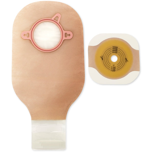 NEW IMAGE™ 2-PIECE ULTRA CLEAR OSTOMY POUCH, UP TO 44 MM, LOCK 'N ROLL™ CLOSURE, SOLD AS 5/BOX HOLLISTER 19603