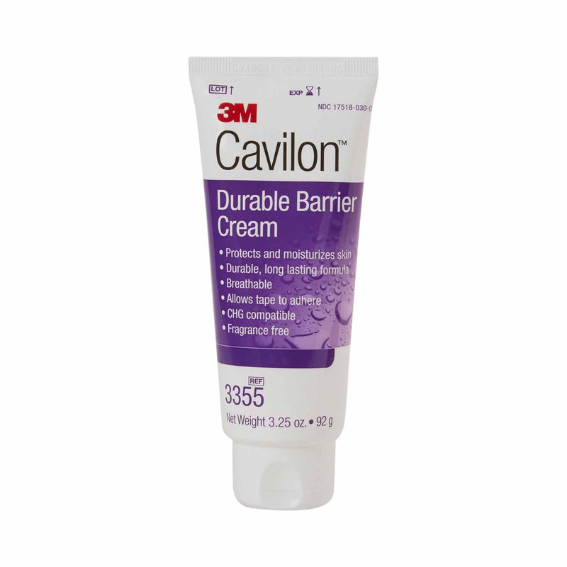 3M CAVILON™ BARRIER CREAM, 3.25 OZ TUBE, UNSCENTED, HYPOALLERGENIC, SOLD AS 12/CASE SOLVENTUM 3355