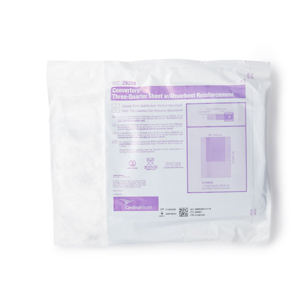 CARDINAL HEALTH™ STERILE THREE-QUARTER GENERAL PURPOSE DRAPE, 56 X 77 INCH, SOLD AS 20/CASE CARDINAL 29350