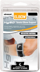 ELBOW BRACE, TENNIS PREMIUM HG80 LF BLK SM/MED, 1/EA