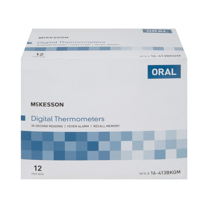 MCKESSON DIGITAL ORAL THERMOMETER, SOLD AS 1/EACH MCKESSON 16-413BKGM