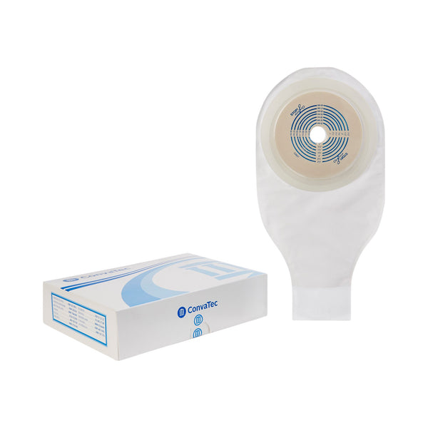 ACTIVELIFE® ONE-PIECE TRANSPARENT COLOSTOMY POUCH, 3/4 TO 2½ INCH STOMA, SOLD AS 10/BOX CONVATEC 400598