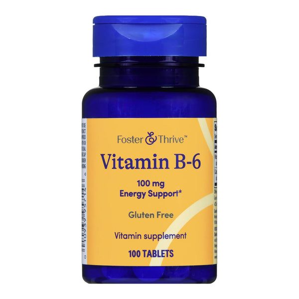 FOSTER & THRIVE™ VITAMIN B-6 100 MG TABLETS, SOLD AS 1/BOTTLE MCKESSON 01093995714