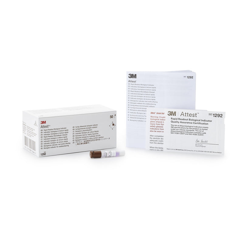 3M™ ATTEST™ RAPID READOUT STERILIZATION BIOLOGICAL INDICATOR VIAL, SOLD AS 200/CASE SOLVENTUM 1292