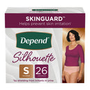 BRIEF, INCONT DEPEND SILHOUETTE WMN SM (26/PK 2PK/CS), 26/PK