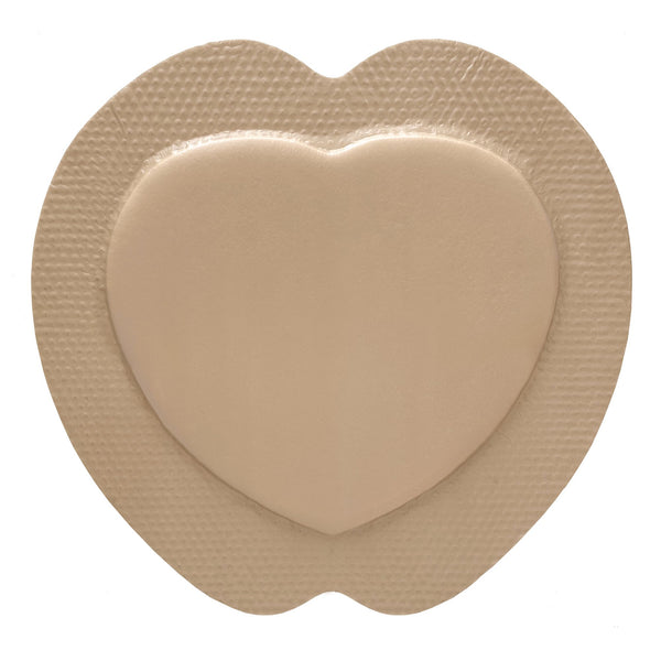MCKESSON HYDROCELLULAR FOAM DRESSING WITH BORDER SILICONE ADHESIVE, SACRAL, SOLD AS 50/CASE MCKESSON 4841