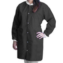 COAT, LAB FITME BLK LG (10/BG5BG/CS), 10/BG