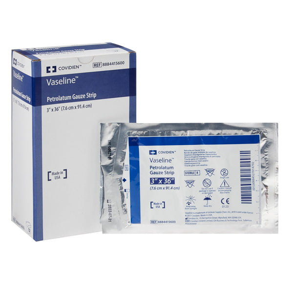 VASELINE™ PETROLATUM IMPREGNATED DRESSING, 3 X 36 INCH, SOLD AS 72/CASE CARDINAL 8884415600