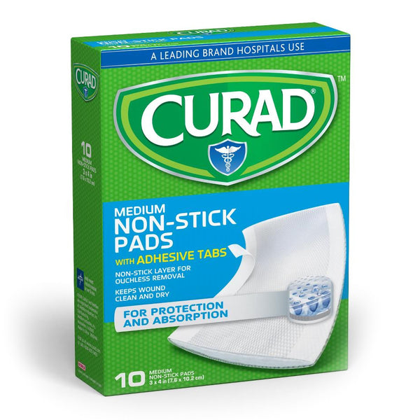 CURAD® ADHESIVE STRIP, 3 X 4 INCH, SOLD AS 10/BOX MEDLINE 08019630020