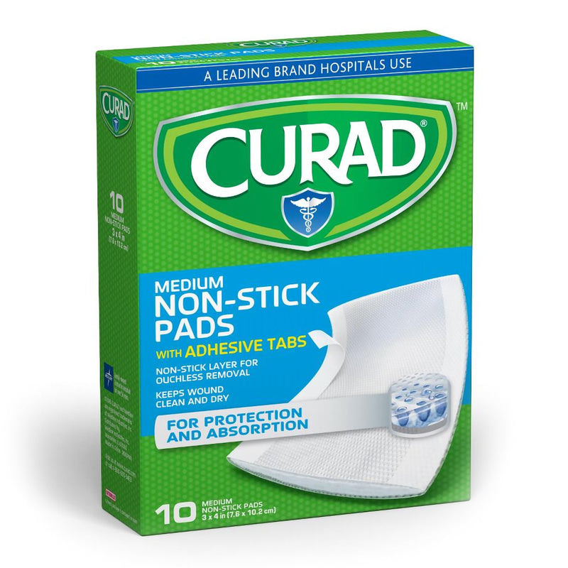 CURAD® ADHESIVE STRIP, 3 X 4 INCH, SOLD AS 10/BOX MEDLINE 08019630020