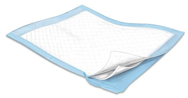 Cardinal Health Fluff Underpads Pad Underpad Light Absorb17X24 Lt Blue 300/Cs -7105A
