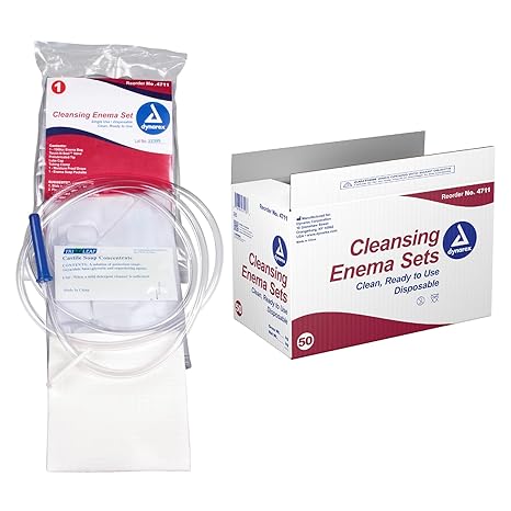 CLEANSING ENEMA SET, 50/CS, SOLD AS CASE DYNAREX 10000058