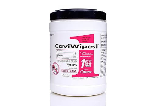 Metrex Caviwipes1 Surface Disinfectant Caviwipes1 9X12 Xl 50 Sngl6Ctn/Cs -13-5155