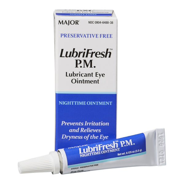 MAJOR® LUBRIFRESH™ P.M. NIGHTTIME EYE OINTMENT, SOLD AS 1/EACH MAJOR 00904648838