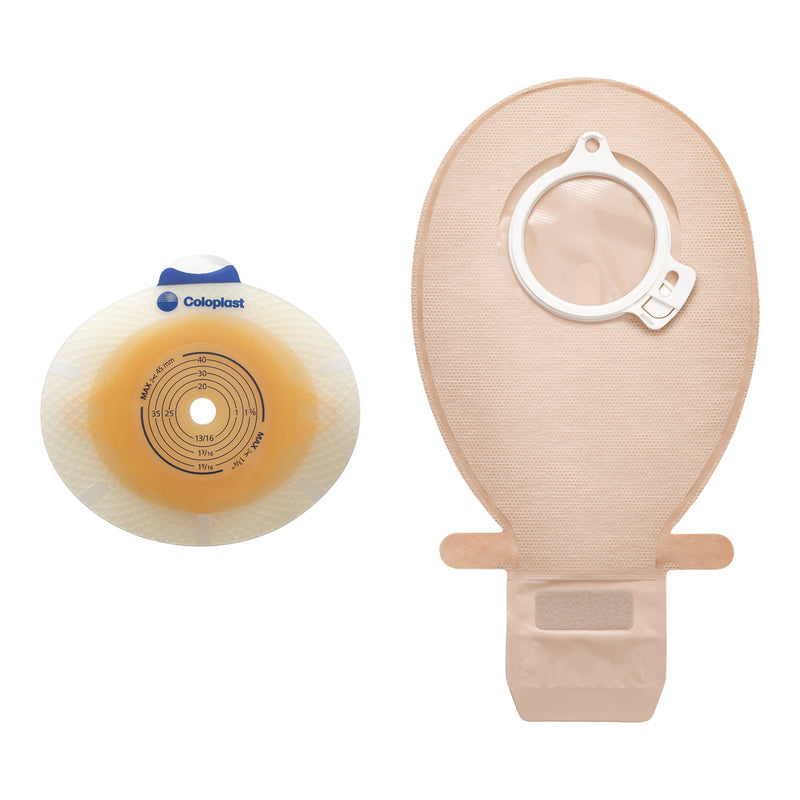 SENSURA® CLICK CONVEX LIGHT OSTOMY BARRIER, 31 MM STOMA OPENING, RED COLOR MATCH, SOLD AS 5/BOX COLOPLAST 11024