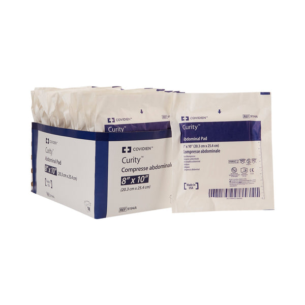 CURITY™ STERILE ABDOMINAL PAD, 8 X 10 INCH, SOLD AS 216/CASE CARDINAL 9194A
