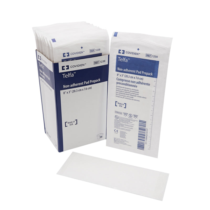 TELFA™ OUCHLESS NONADHERENT DRESSING, 3 X 8 INCH, SOLD AS 50/CARTON CARDINAL 1238-