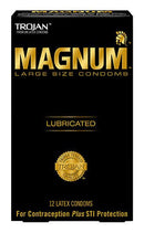 Trojan® Magnum® Lubricated Latex Condom, Large, 1000/CS