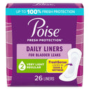 POISE® BLADDER CONTROL PADS, LIGHT ABSORBENCY, 7.5 INCH LENGTH, SOLD AS 208/CASE KIMBERLY 19305