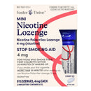 FOSTER & THRIVE™ MINI NICOTINE POLACRILEX LOZENGES 4 MG (NICOTINE) CHERRY ICE, SOLD AS 81/PACK MCKESSON 70677117301