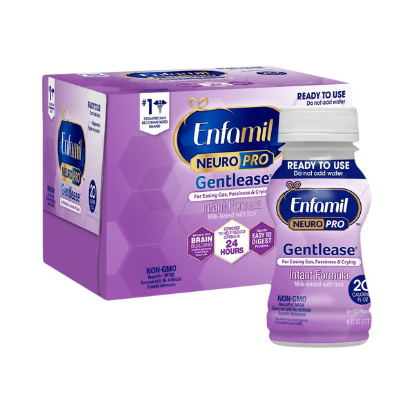 ENFAMIL® NEUROPRO™ GENTLEASE® READY TO USE INFANT FORMULA, 6-OUNCE BOTTLE, SOLD AS 24/CASE MEAD 898001