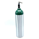 ProRack Gas Aluminum Oxygen Cylinder with Toggle Valve, Size D, 1/EA
