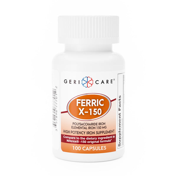 GERI-CARE® IRON MINERAL SUPPLEMENT, SOLD AS 12/CASE GERI-CARE 777-01-GCP