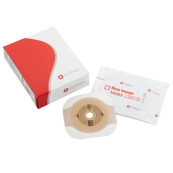 NEW IMAGE™ FLEXTEND™ COLOSTOMY BARRIER WITH UP TO 1¾ INCH STOMA OPENING, SOLD AS 5/BOX HOLLISTER 14203