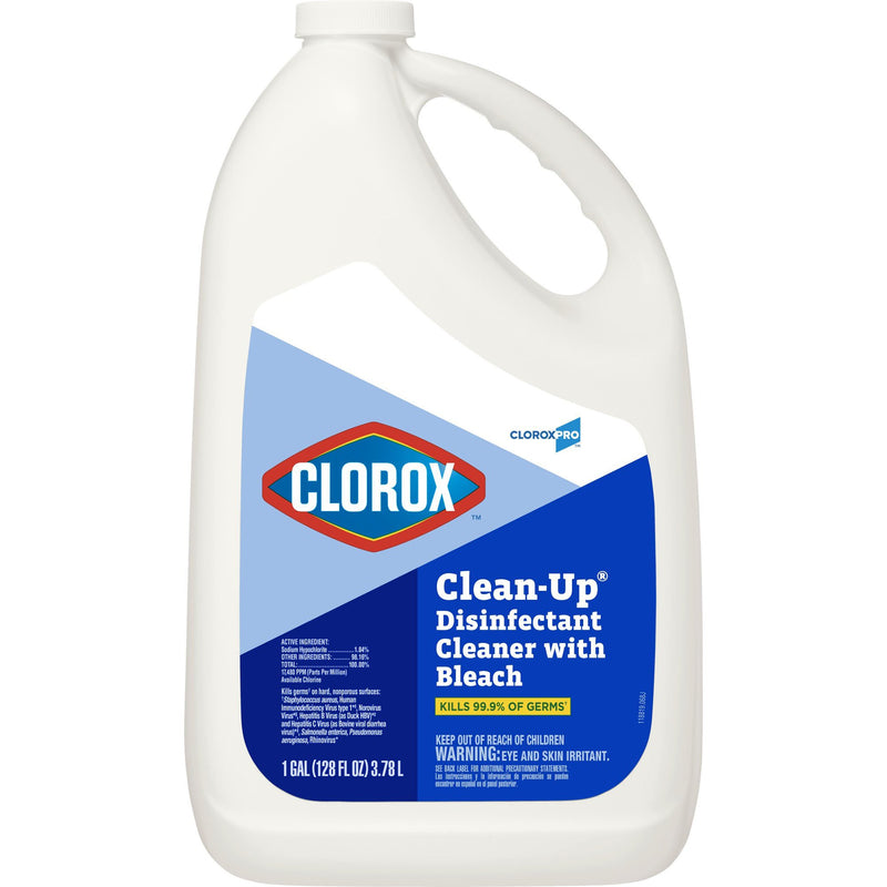 CLOROX PRO™ CLOROX® CLEAN-UP® DISINFECTANT CLEANER WITH BLEACH, JUG, 1 GAL., SOLD AS 1/EACH THE 35420