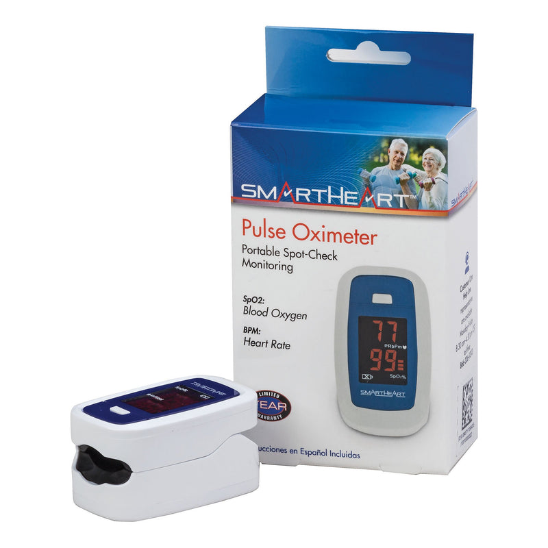 SMARTHEART FINGERTIP PULSE OXIMETER FOR BLOOD OXYGEN SATURATION, ECONOMY, SOLD AS 1/EACH VERIDIAN 11-50K