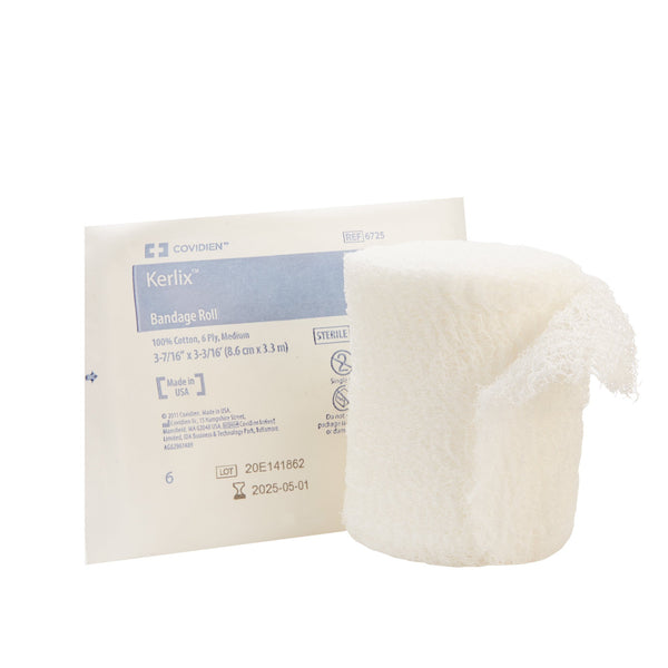 KERLIX™ STERILE FLUFF BANDAGE ROLL, 3-4/10 INCH X 3-6/10 YARD, 6-PLY, SOLD AS 96/CASE CARDINAL 6725