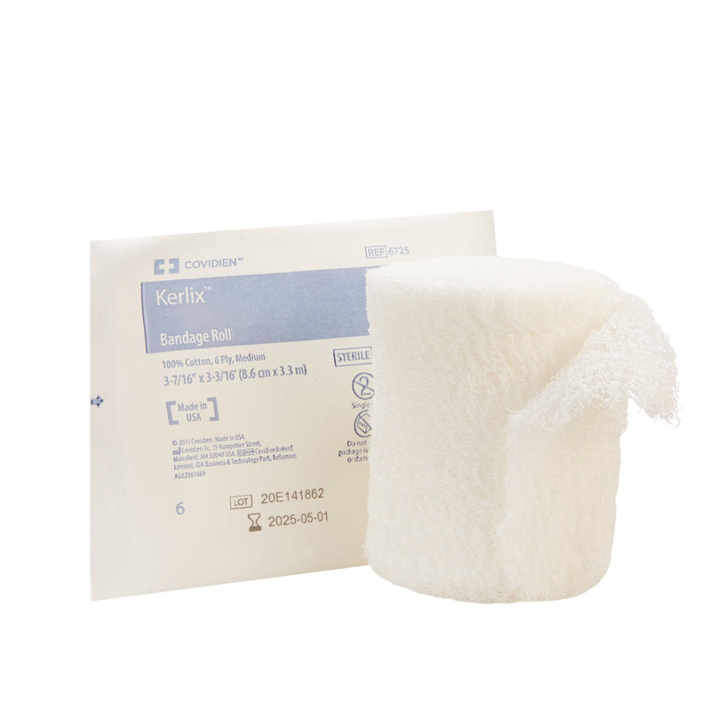 KERLIX™ STERILE FLUFF BANDAGE ROLL, 3-4/10 INCH X 3-6/10 YARD, 6-PLY, SOLD AS 96/CASE CARDINAL 6725