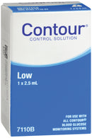 BAYER CONTOUR® BLOOD GLUCOSE CONTROL SOLUTION, LOW LEVEL, SOLD AS 1/KIT ASCENSIA 7110