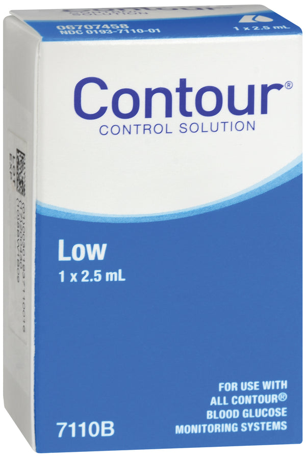 BAYER CONTOUR® BLOOD GLUCOSE CONTROL SOLUTION, LOW LEVEL, SOLD AS 1/KIT ASCENSIA 7110